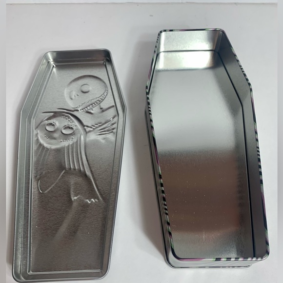 Disney Parks two metal Tin Coffin Nightmare Before Christmas tins - Picture 9 of 15